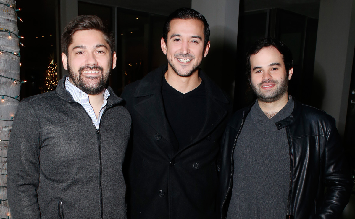 Daniel Taylor, Rodrigo Zúñiga y Sebastián Peña