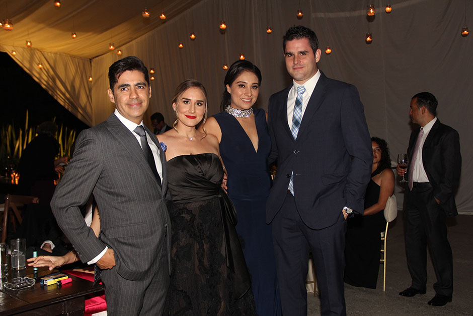 David Rodríguez, Irais Villaseñor, Mayte García y José Foraate.