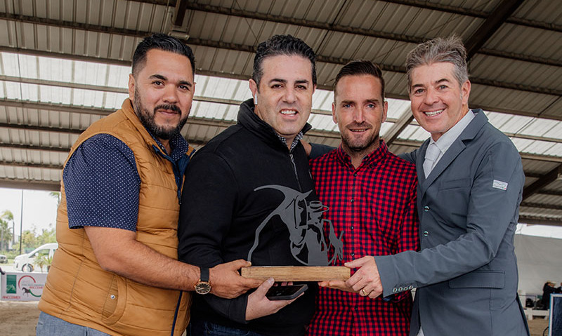 Antonio Nolasco, Edgar Brambila, Paqueto y Edgar Antonio Rivera