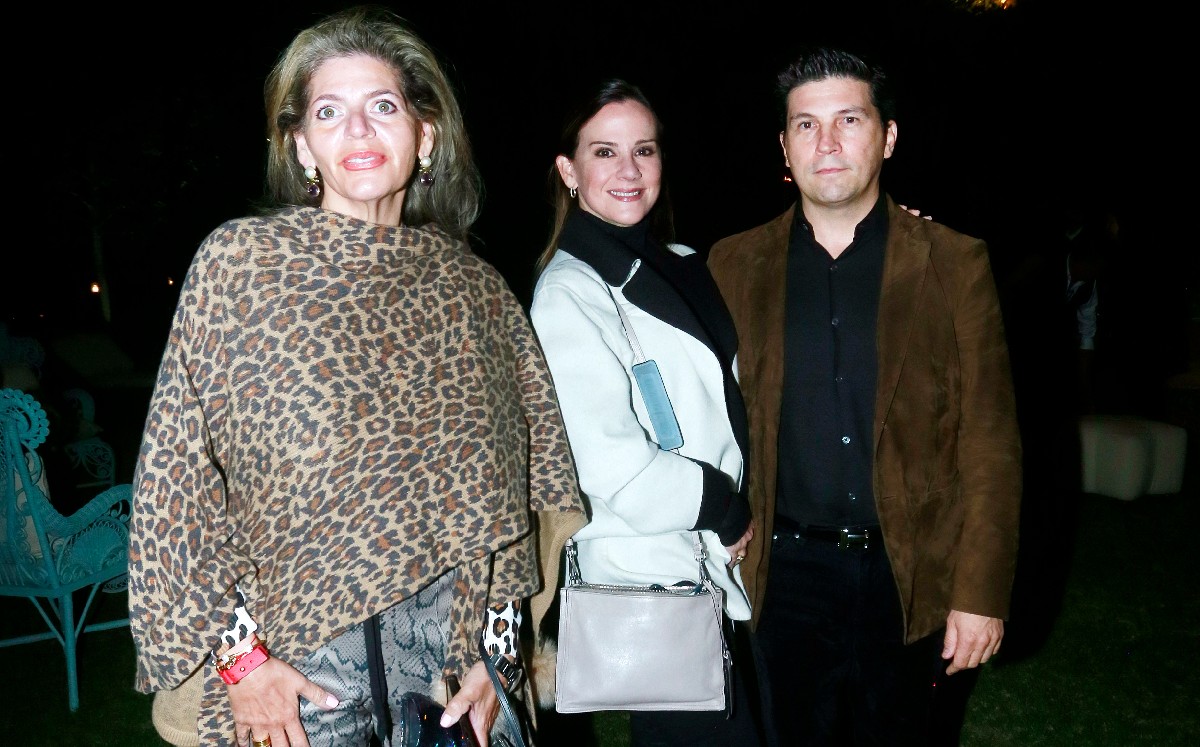 Érika González Brunell de Rodríguez, Celina Garza Rivero y Hernán Villarreal / Foto: Omar Valdez