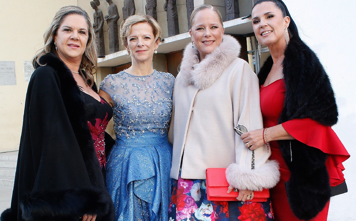 Lorenza Aguilar, Mireille Mouret de Garza, Lucía Pozas y Lizeth Álvarez / Foto: Antonio Mireles