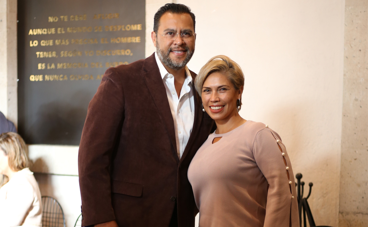 Luis Valenzuela y Pilar Delgado. Foto: Aarón Solís