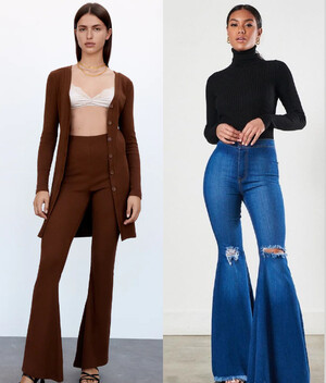 Pantalones acampanados: cómo usar y combinar. (Foto: Instagram).
