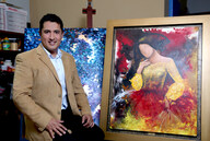 Guillermo García Ochoa comparte cuáles son sus pasiones y sus secretos en la pintura (Foto: Jaime Jiménez)