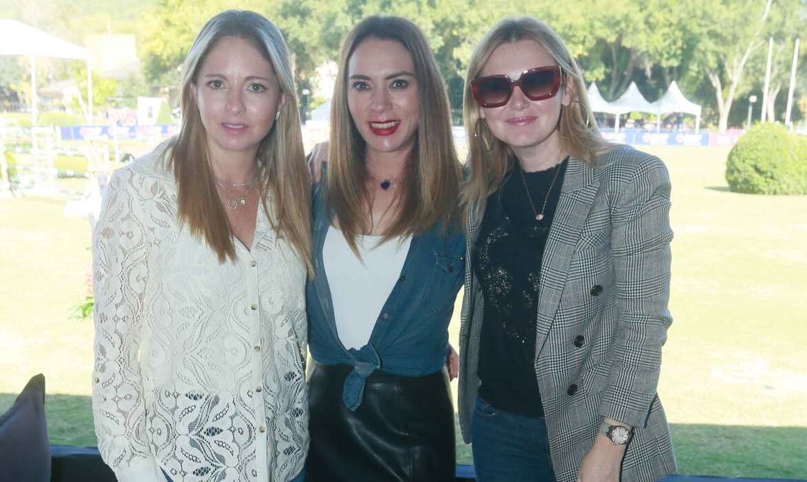 Jacky Quiñone de Romo, Maru Marín y Brenda Reed