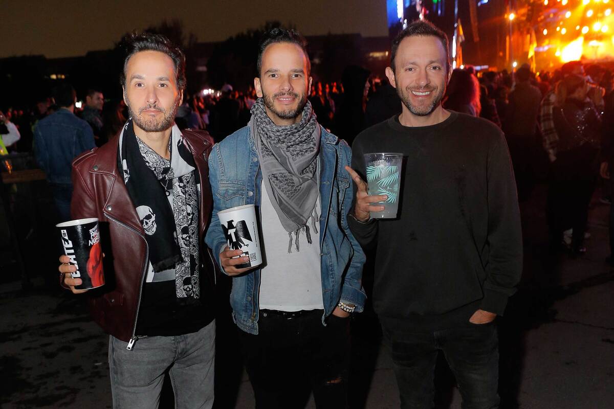 Javier Lazarini, Alejandro Lazarini y Guillermo Frank