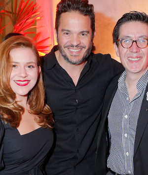 Lily Pierce, Kuno Becker y Javier López. Fotos: Daniel Saldívar