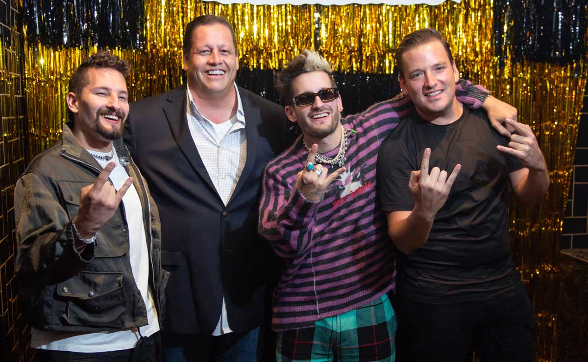 Mau y Ricky junto a Alfonso lira y Beto Martínez / Fotos: Omar Valdez y Cortesía