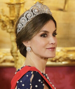 Reina Letizia en su primera gala después de dos años. (Foto: Instagram).