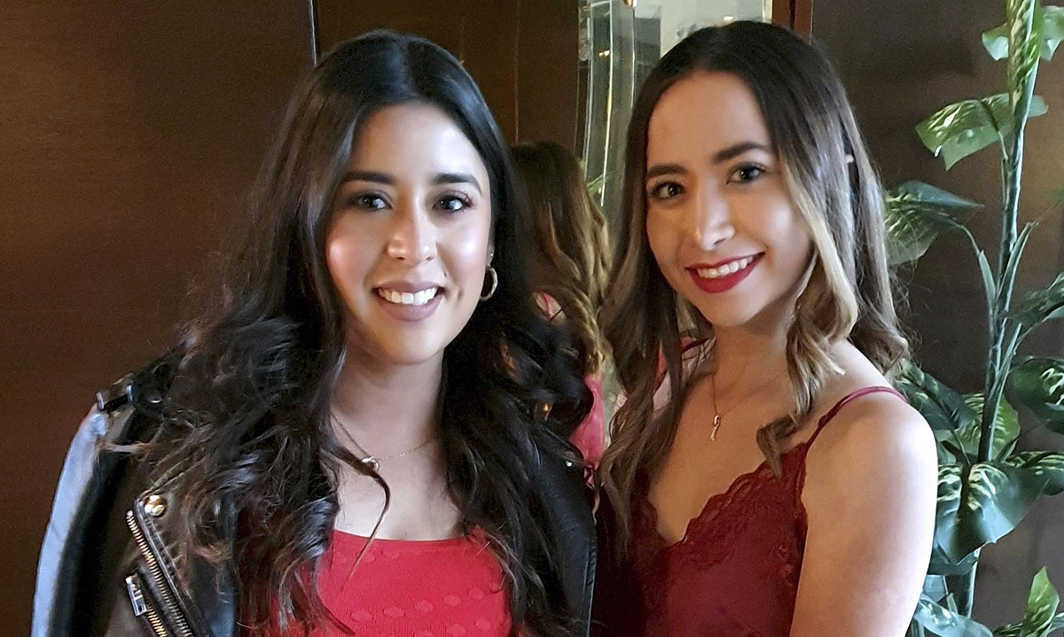 Adriana Domínguez y Lupita Leonel (Fotos: Alfredo Galván)