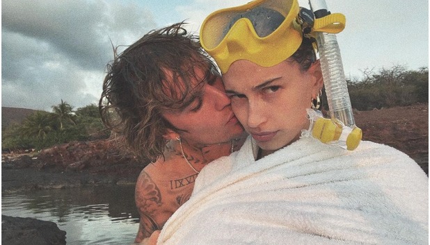 Justin Bieber y Hailey Bieber (Foto: Instagram)