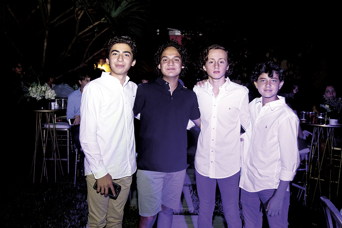 Karim Chimely, Bernardo Pérez, Julián Meza y Mateo Schekaibán / Fotos: José Chang
