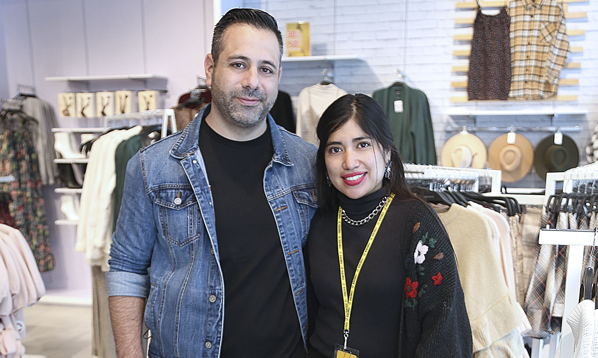 Javier Berges y Barbara Godinez