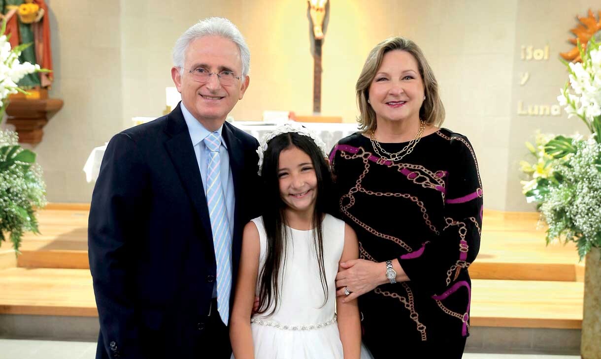 Salvador Kalifa, Sofía Muñoz y Cristina Pérez de Kalifa
