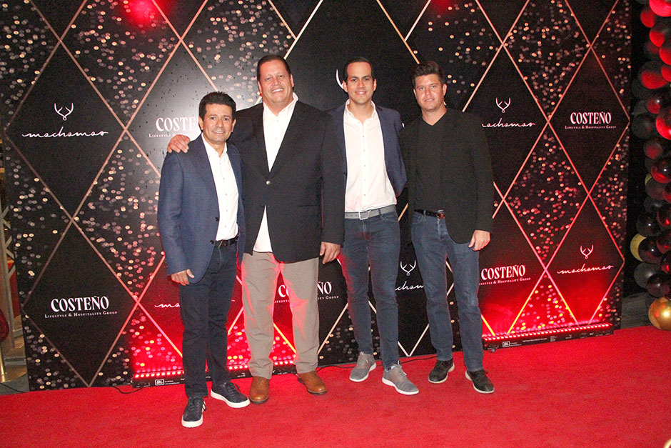 Alfredo Pablos, Alfonso Lira, Guillermo Lira y Roberto Molina