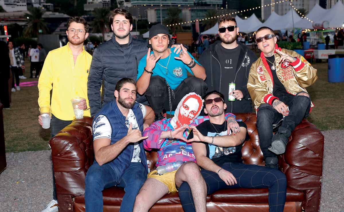 Daaz, Federico del Real, Nacho Muñoz, Dave García, Ricky Barker, Poniboy, Adrián de la Garza y Neto Ortiz / Fotos: Daniel Saldívar