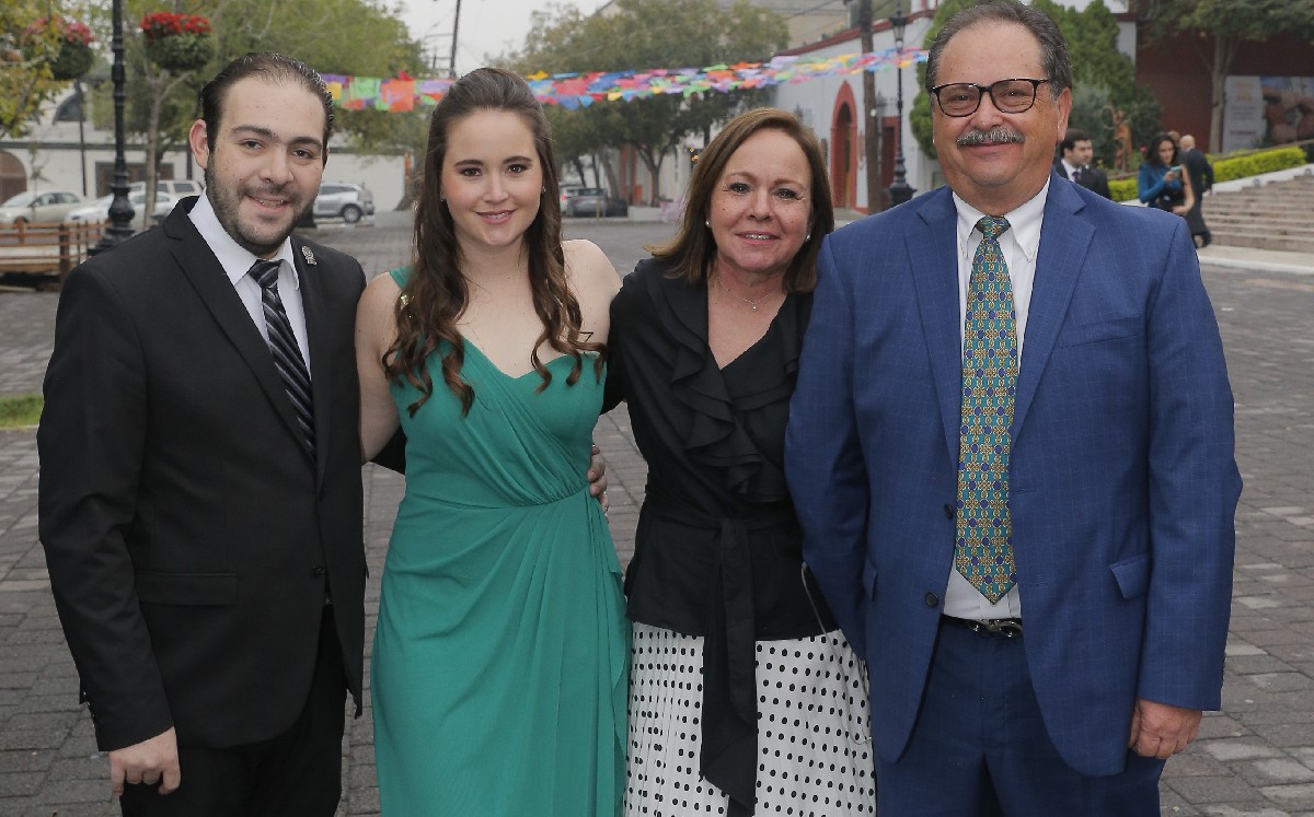 David Barquet, Marìa Marín, Ana Cristina Marín y Luis Marín / Foto: Daniel Saldívar