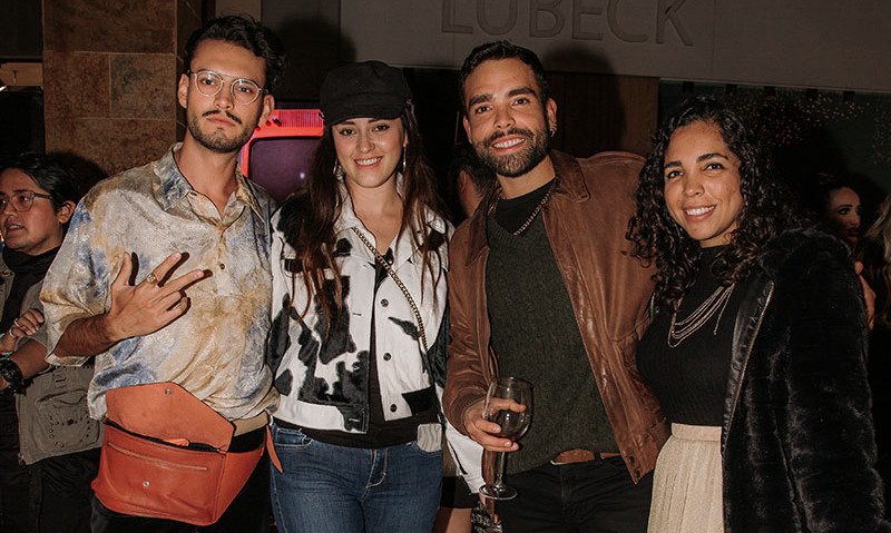 Sebastián Cedeño, Maf Nava, Bruno Ceballos y Lia Ceballos
