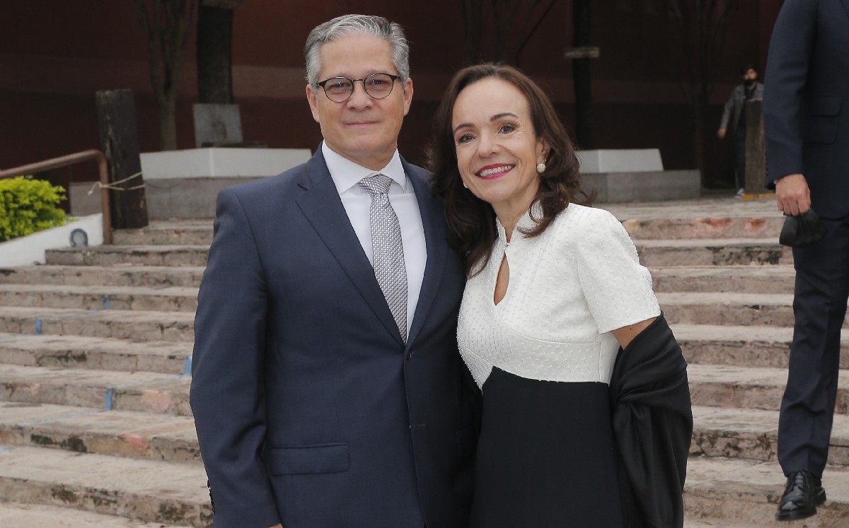 Sandra Tijerina de Velarde y José Antonio Velarde / Foto: Daniel Saldívar