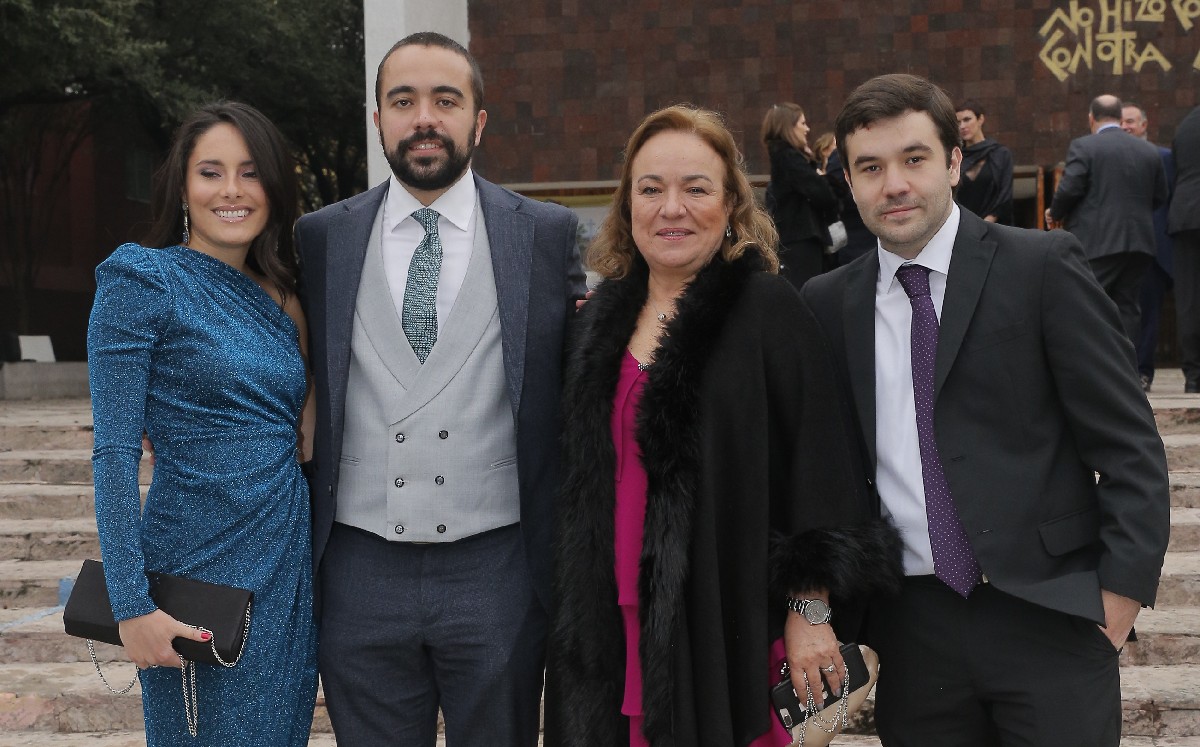 Sofía Baeza, Pepe Esteban, Maru Tijerina y Mauricio Esteban / Foto: Daniel Saldívar