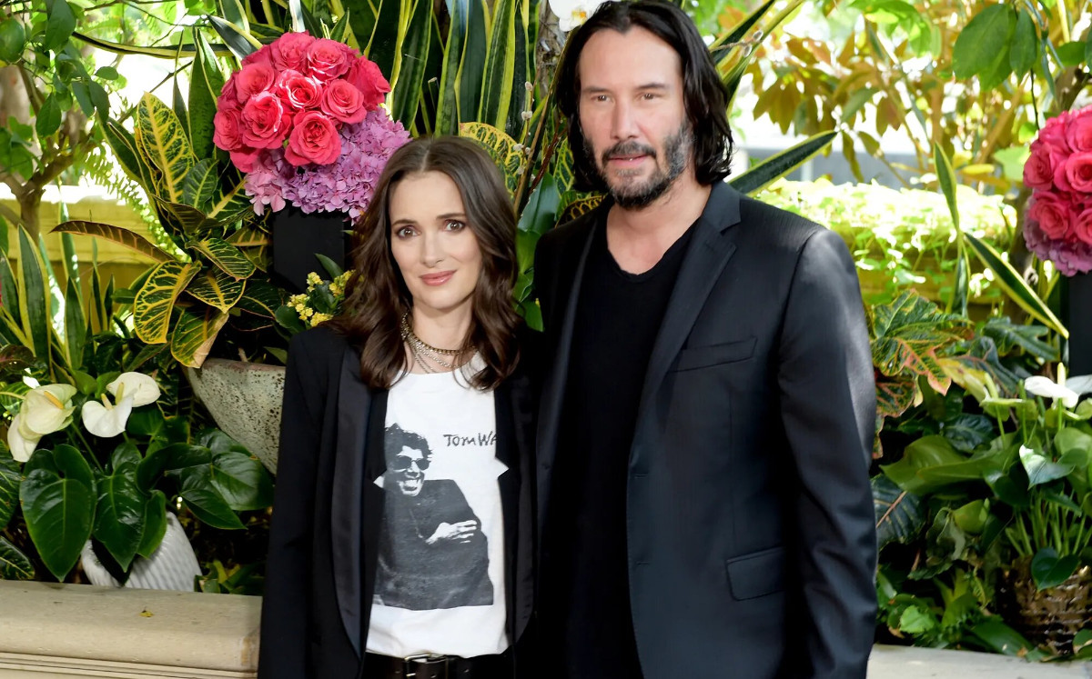 Winona Ryder y Keanu Reeves (Foto: Instagram).