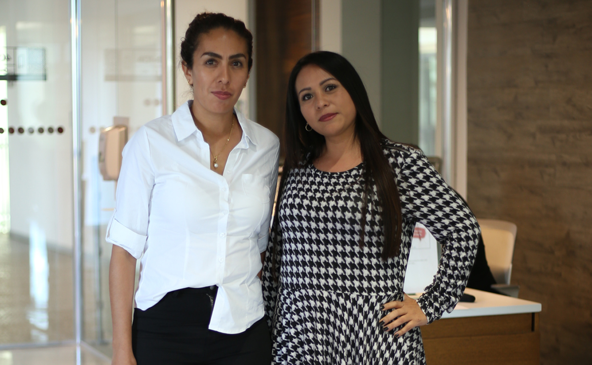 Adriana Rodríguez y Alejandra Mosqueda. Foto: Aarón Solís