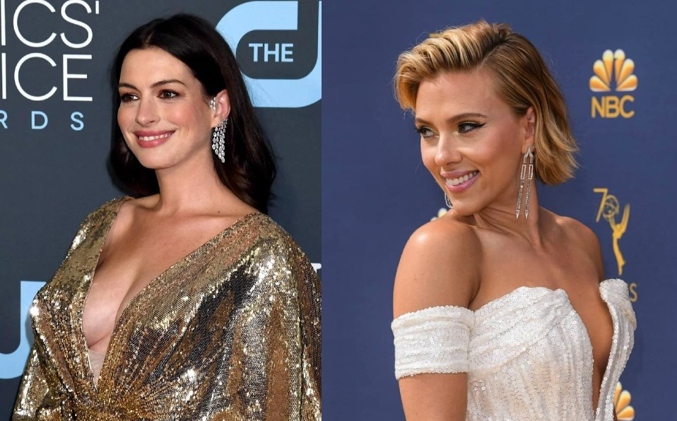 Anne Hathaway y Scarlett Johansson. Foto: Instagram.