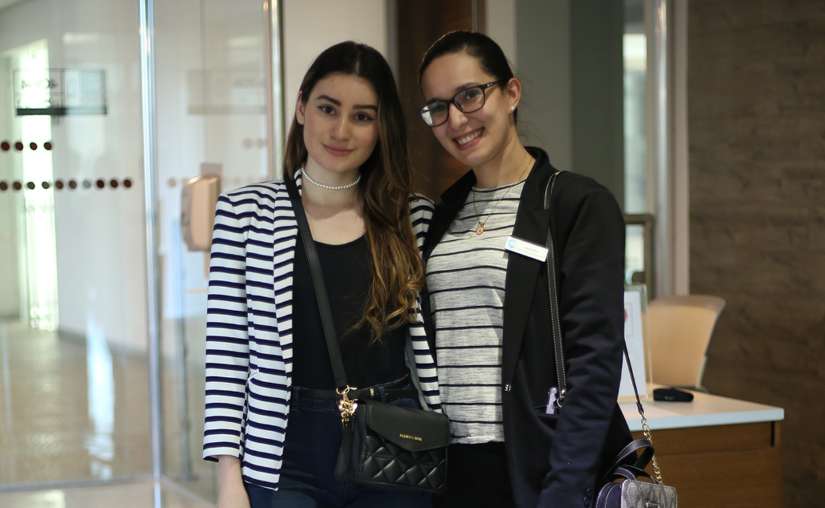 Karina Becerra y Andrea Anastas. Foto: Aarón Solís