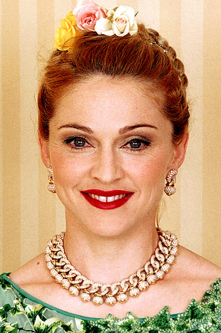 La evolución del rostro de Madonna