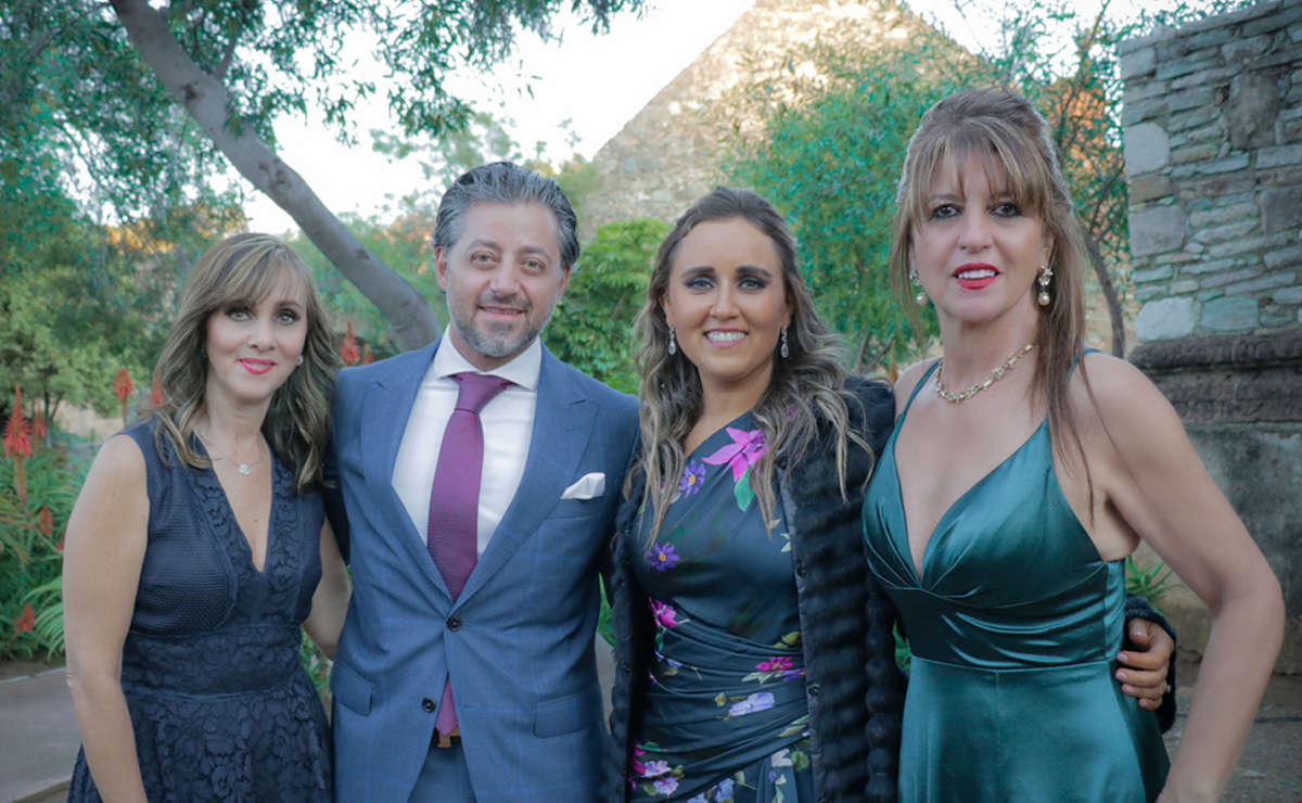 Luz Elena Olaiz, Hadi Ibrahim, Fernanda Sotomayor de Ibrahim y Gloria Benítez. Foto: Cortesía