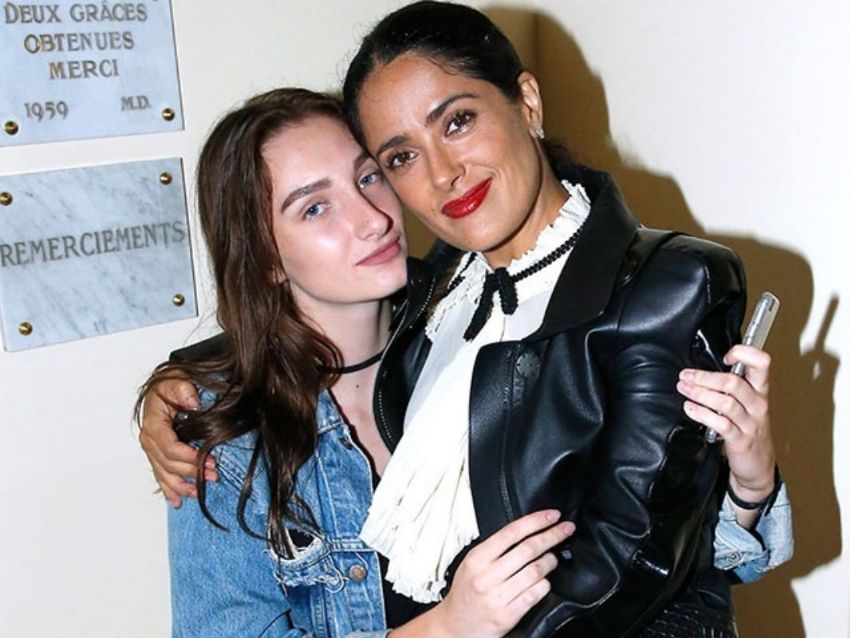 Mathilde Pinault y su madrastra, Salma Hayek