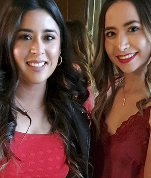 Adriana Domínguez y Lupita Leonel (Fotos: Alfredo Galván)