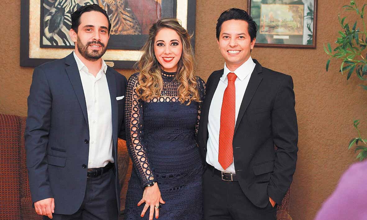Fernando Monroy, Ana Gaby Álvarez y Juan José Terrazas / Fotos: José Chang