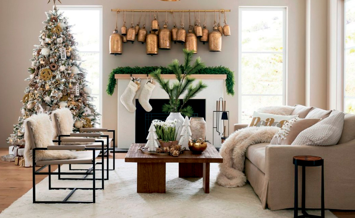 Decor: Pasa horas armando tus decoraciones con ornamentos de sitios como West Elm, Target y Crate and Barrel.