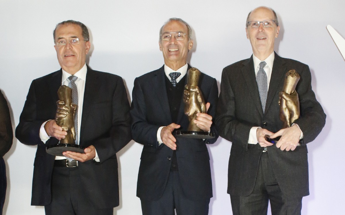 Eugenio Garza Herrera, Francisco Garza Zambrano y Felipe Garza Medina  / Foto: Antonio Mireles