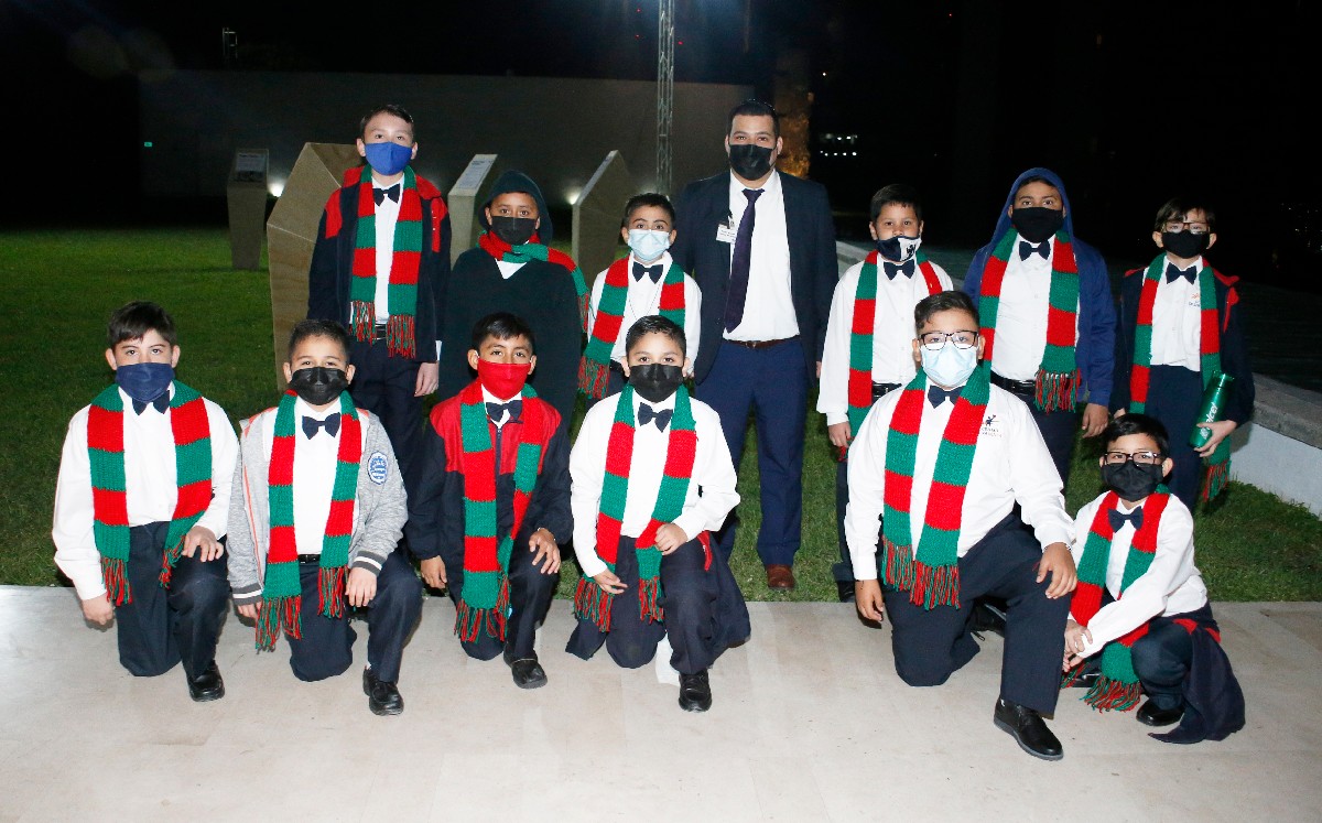 Coro de  la Ciudad de los NIños de Monterrey dirigidos por el maestro Raziel Garza / Foto: Antonio Mireles