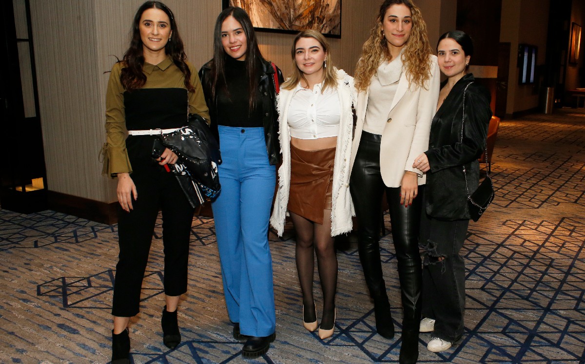 Paola Tamez, Andrea Ramírez, Salma García, Andrea Saldaña y Ana Lucía Lobatón / Foto: Antonio Mireles