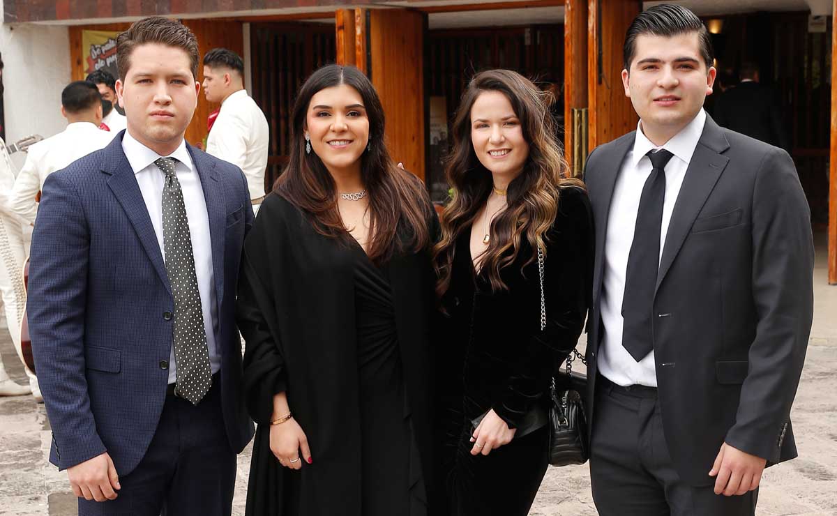 Óscar Guzmán, Mariana Hernández, Celina Salinas y Jorge Hernández / Fotos: Daniel Saldívar