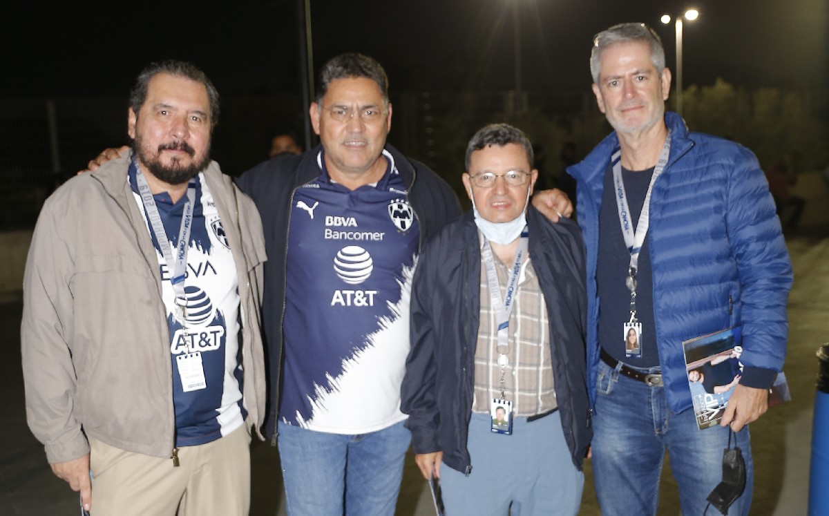 Pedro García, Eduardo Ibarra, Roberto Guzman y Eugenio González / Foto: Omar Valdez