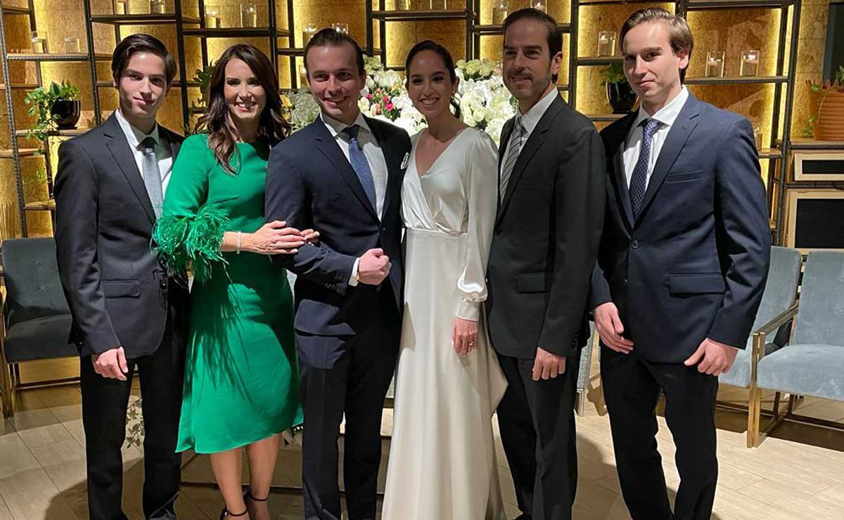 Los recién casados celebraron con sus seres más queridos / Fotos: Cortesía