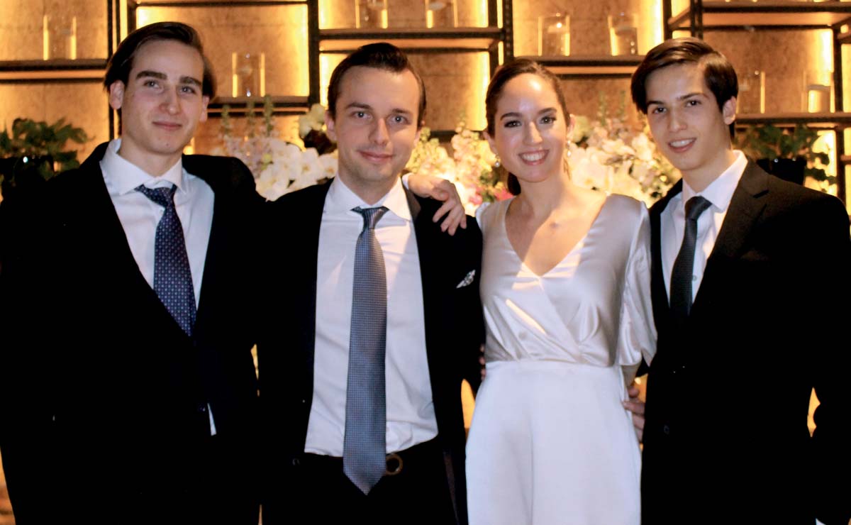 Toño Costa Sada, Ximena Costa, Bernardo Madero y Pablo Costa Sada / Fotos: Cortesía