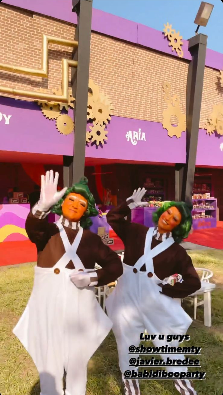 Los animadores infantiles también estuvieron presentes para entretener a los niños. (Foto: Instagram).