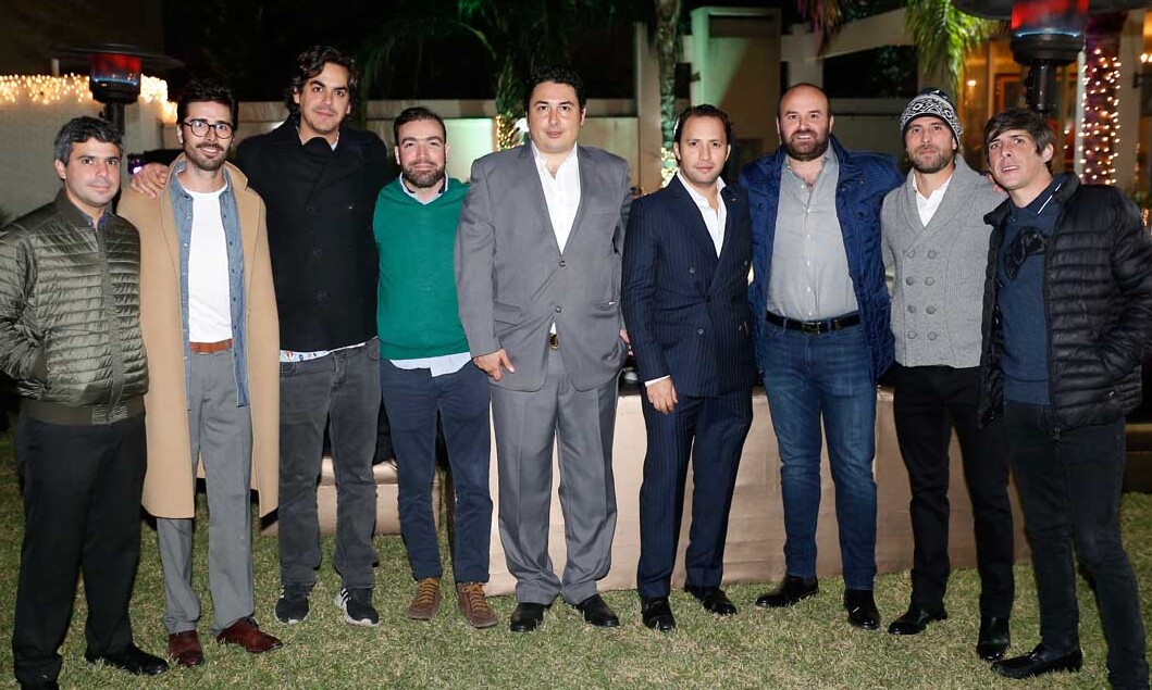 David Gutiérrez, Nacho Prieto, Alberto Martínez, Héctor Tijerina, Quique Meade, Marcelo González, Diego Garza, José Madero, Rodrigo Valdés y Die