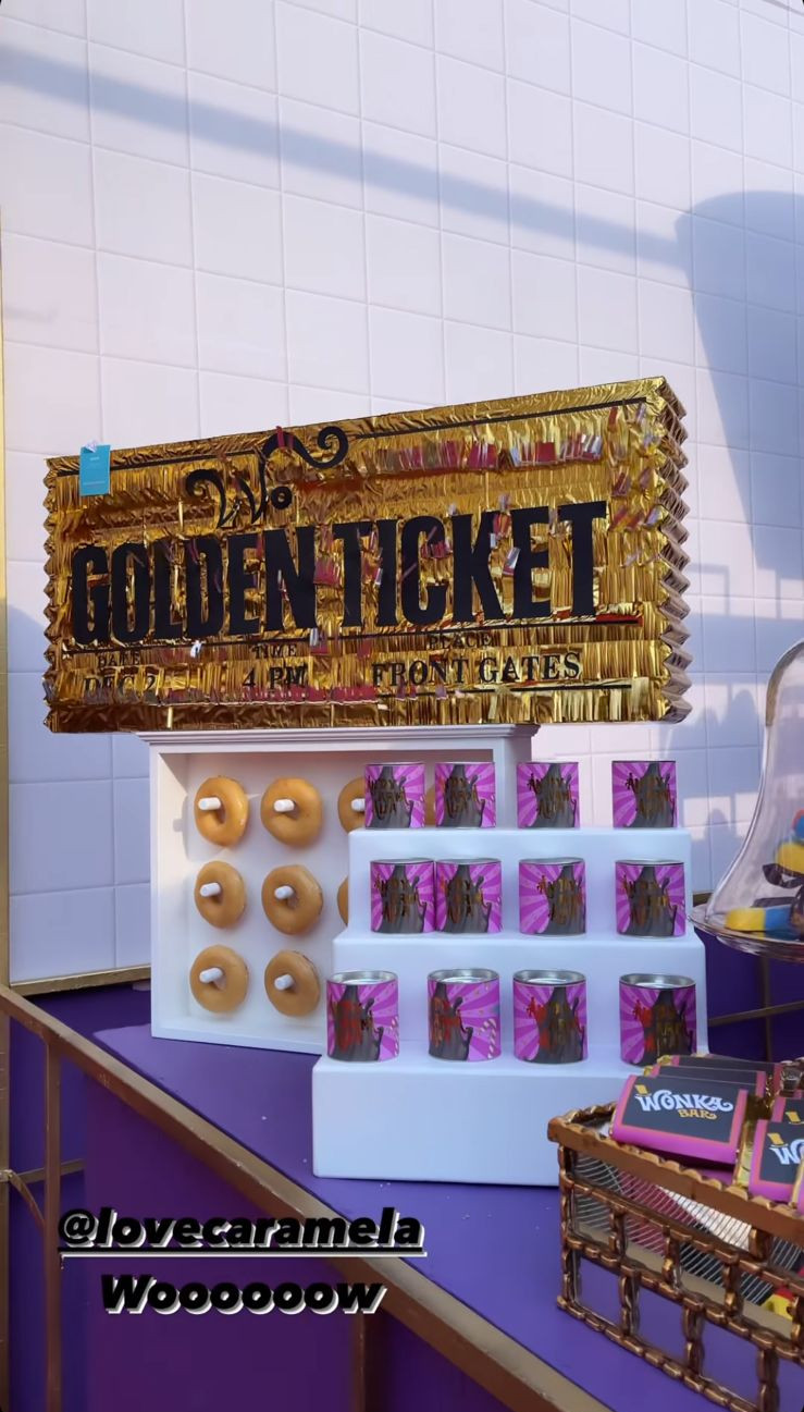 La decoración tuvo muchos acentos característicos de la película. (Foto: Instagram).