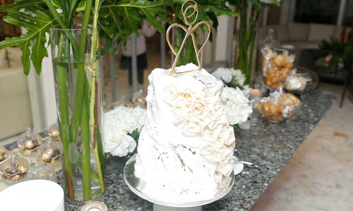 El pastel fue uno de los grandes detalles del evento / Fotos: Daniel Saldívar