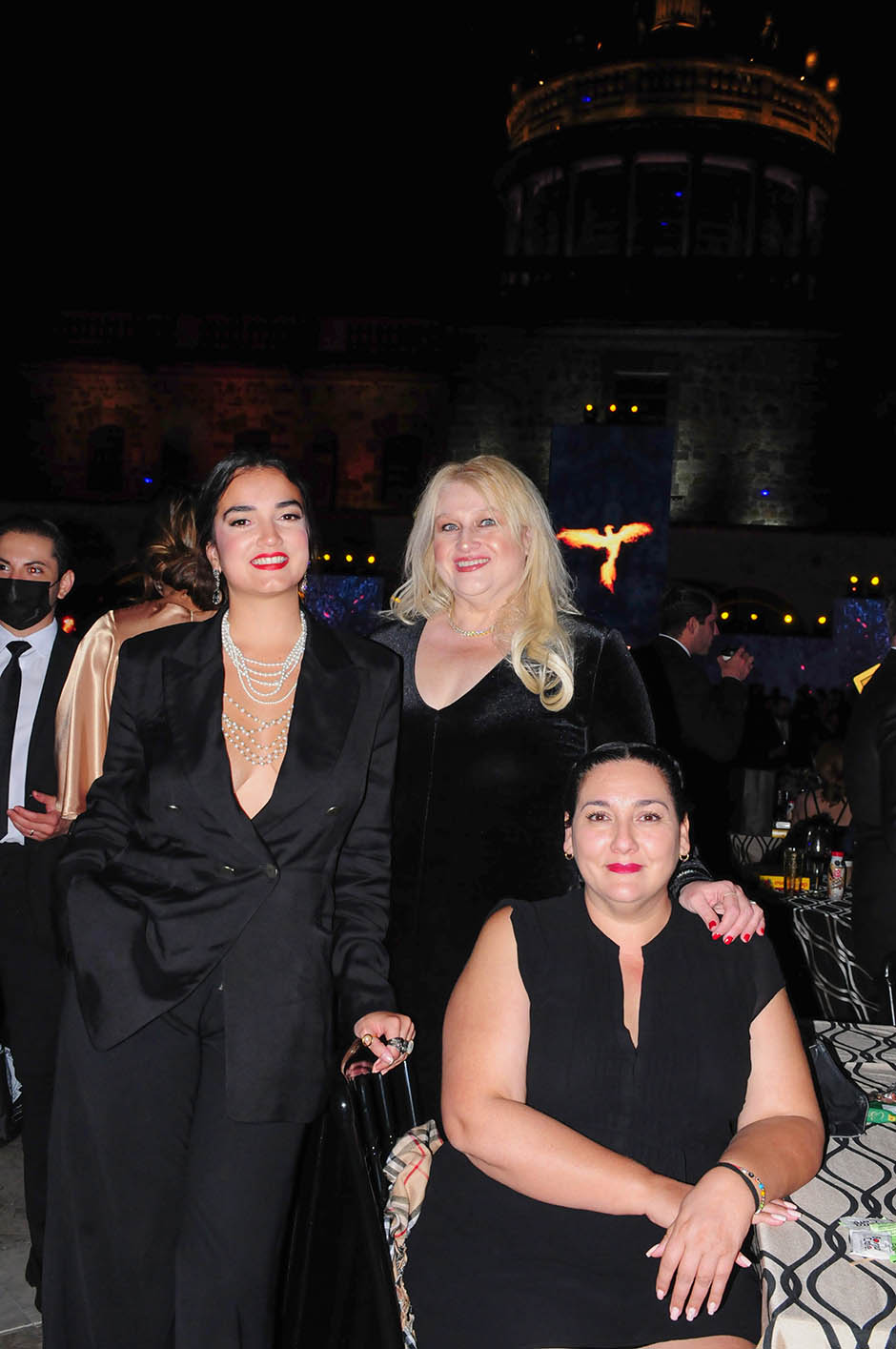 Catherine Vergara, Layla Jiménez y Geovanna Caarrillo