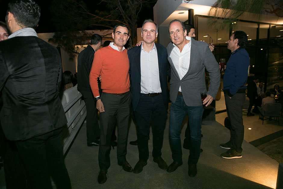 Diego Corcuera, Carlo del Río y Edmundo Ochoa