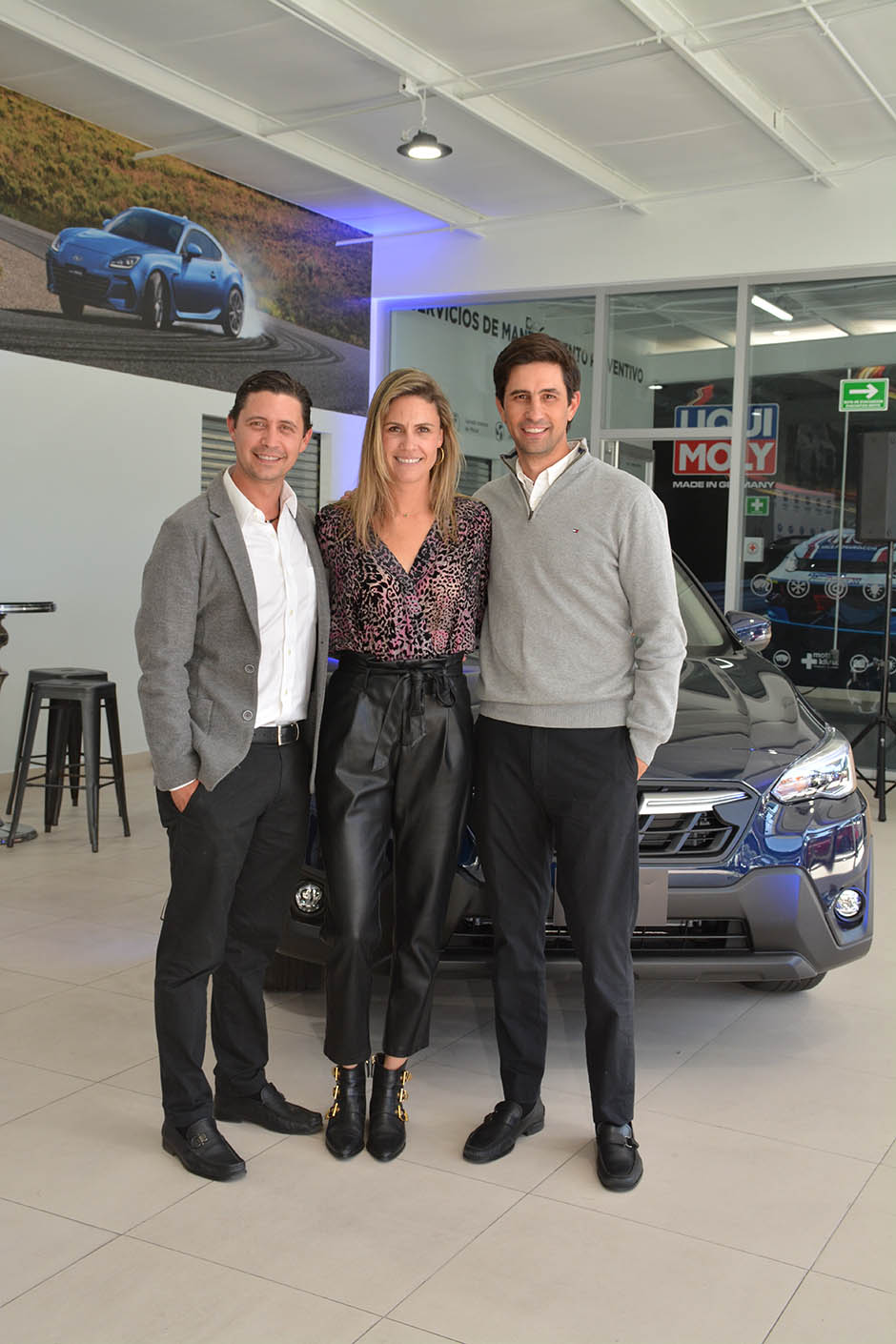 Diego Gudiño, Karina Gudiño y Juan Jorge Gudiño