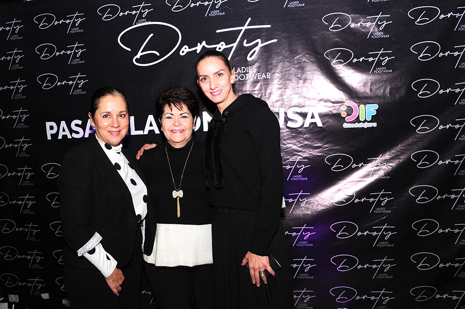 Gabriela Santoyo, Yolanda Maldonado y Luz Elene González