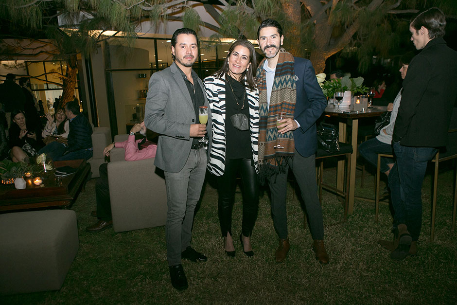 Iván Mancilla, Ana Paula Arce y Franz Salcedo